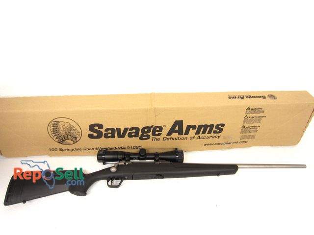 Lot 31-4151 - New (NOS) Savage Axis .243 Win with Bushnell 3-9x40mm Scope Includes factory box and paperwork