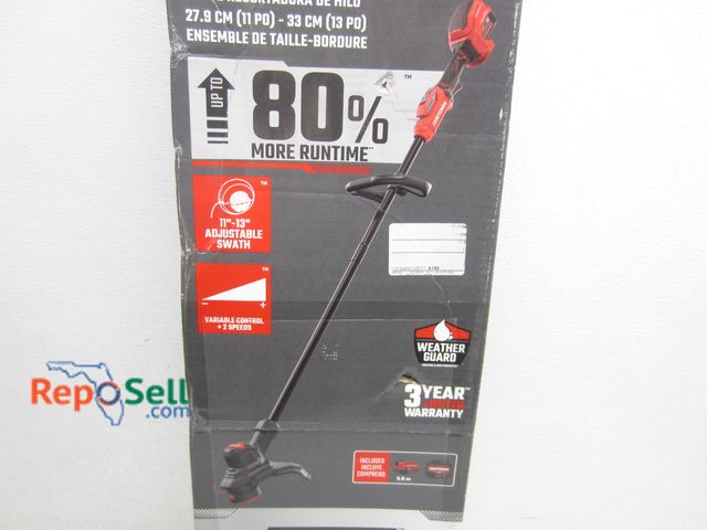 Lot 31-9062 - New Craftsman 20V 11"-13" String Trimmer #CMCST930P1 With 5.0 AH Battery And Charger