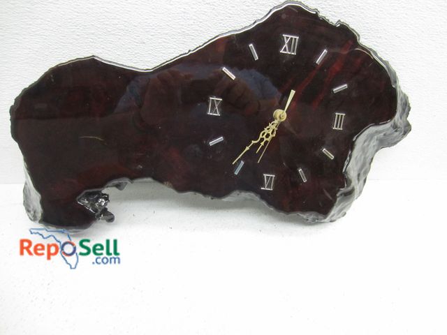 Lot 31-9180 - Wood Shellac Wall Clock