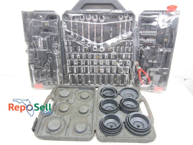 Lot 31-8172 - Case of Various Sized Oil Filter Wrench Caps &amp; Crescent Tool Set (Wrenches, Bits, Sockets, etc.)