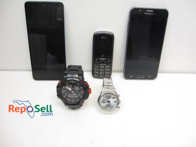 Lot 31-4033 - (2) Watches and (3) Phones For Parts/Repair