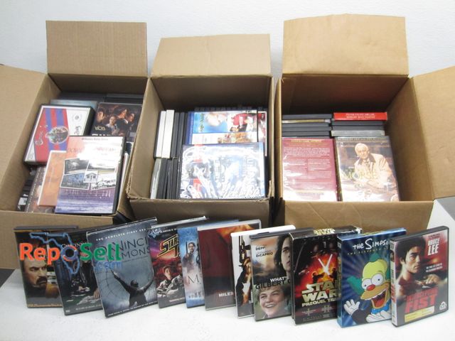 Lot 31-1121 - Approx (150) CDs, Avatar, Star Wars, Simpsons, etc.