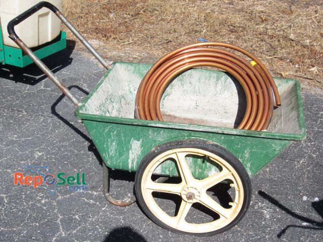Lot 31-2054 - Garden Cart and Copper Line set