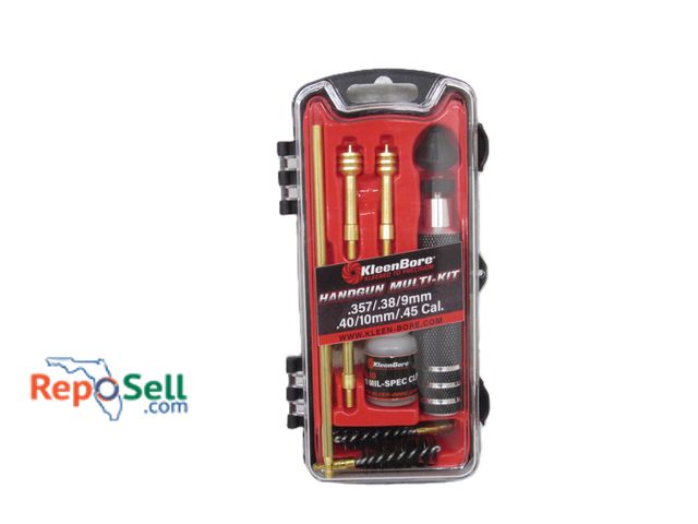 Lot 31-1437 - New Kleen Bore Handgun Multi-Kit .357/.38/9mm/.40/10mm/.45cal Cleaning Kit