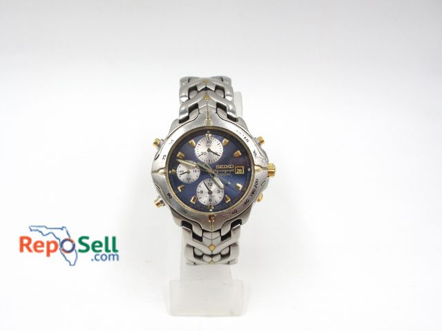 Lot 31-6015 - Seiko 100M Chronograph Watch, Japan Movement, Running when Tested, 131708