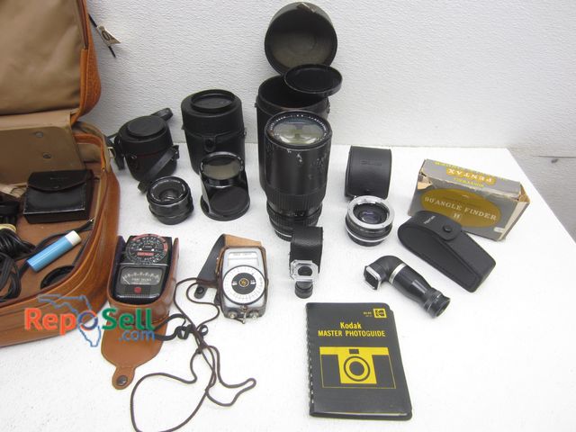 Lot 31-6099 - Lot of Camera Lenses &amp; Accessories: Pentax, Mamiya, etc.