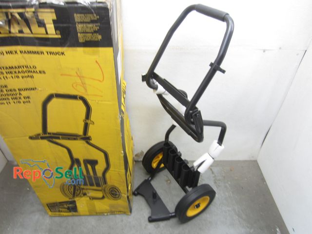 Lot 31-2137 - DeWalt 1-1/8" Hex Hammer Hand Truck - NO BITS, #D259804 - Some Box Damage