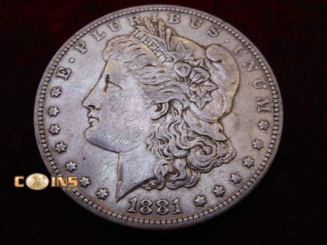 Lot 36-487276 - 1881-O Morgan Silver Dollar.
