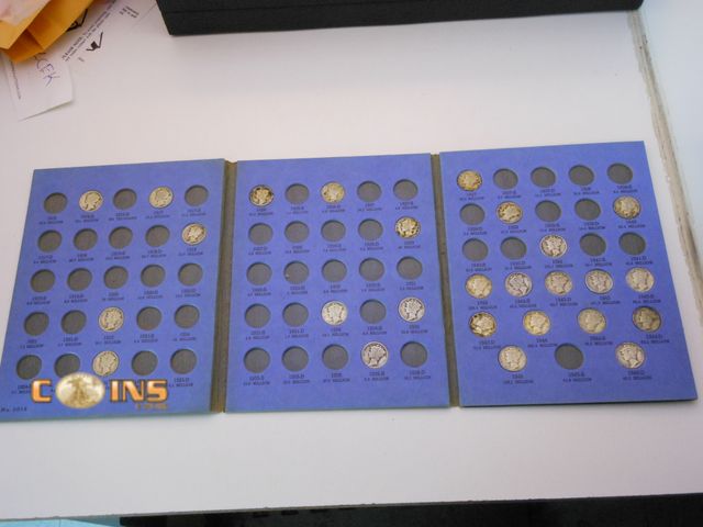 Lot 36-487934 - Partial Silver Mercury Dime Collection, See All Pictures For Coins Included.