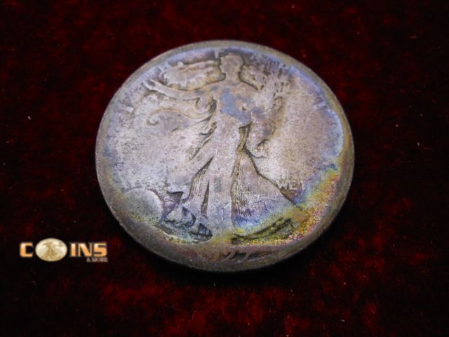 Lot 36-087138 - 1927-S Silver Walking Liberty Half Dollar.