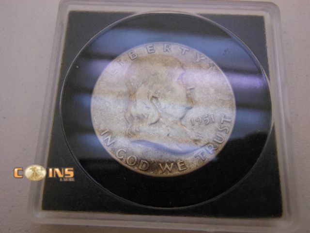 Lot 36-486344 - 1951 Silver Franklin Half Dollar.