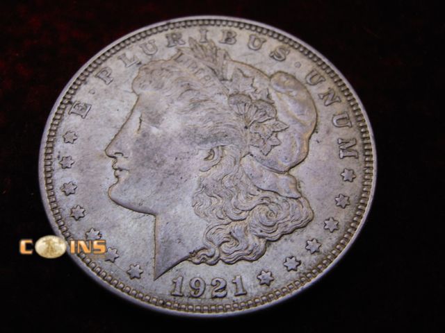 Lot 36-486401 - 1921-D Morgan Silver Dollar.