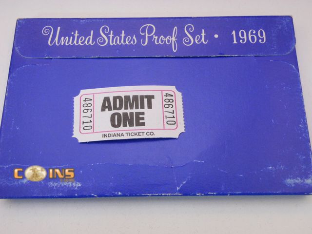 Lot 36-486710 - 1969 US Mint Proof Set.