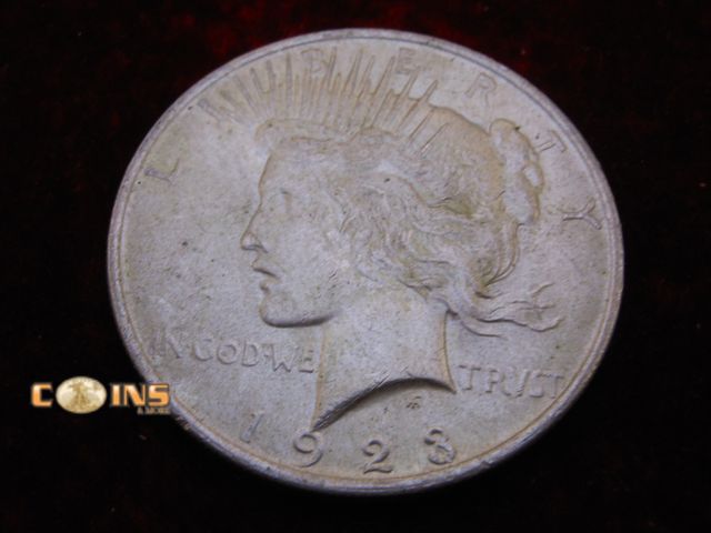 Lot 36-488342 - 1923 Silver Peace Dollar.