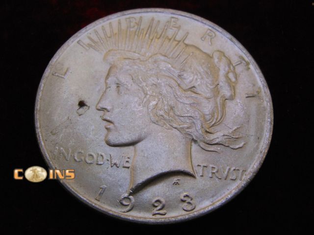 Lot 36-486671 - 1923 Silver Peace Dollar.
