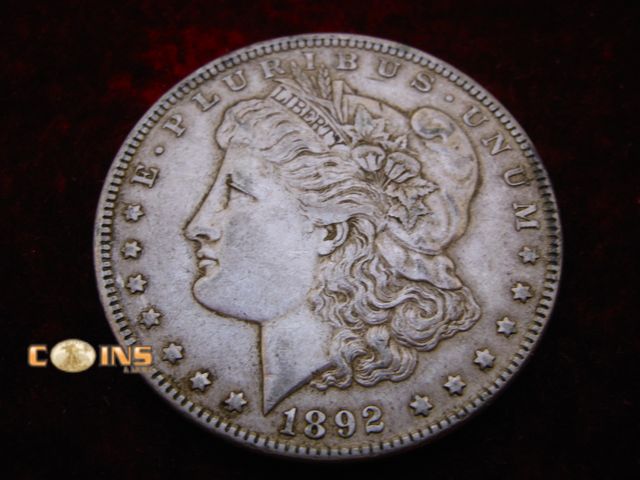 Lot 36-489126 - 1892 Morgan Silver Dollar.