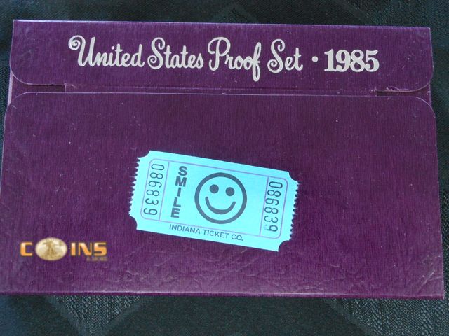 Lot 36-086839 - 1985 US Mint Proof Set.