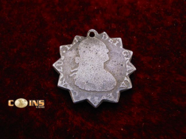 Lot 36-487778 - 1803 "Love Token" Silver Mexican Reales.