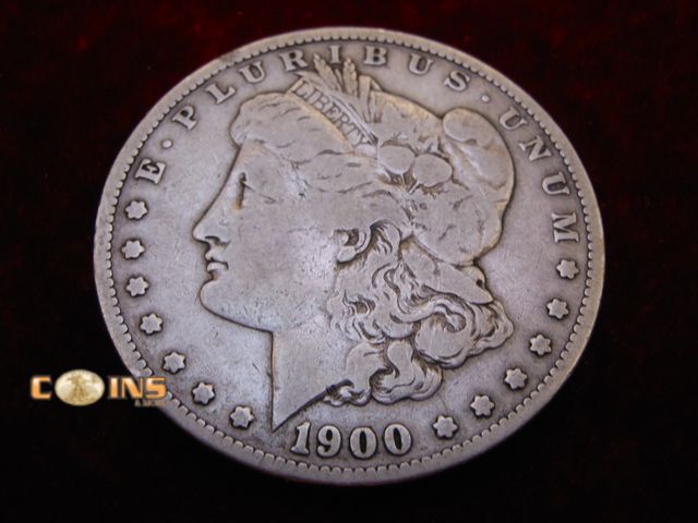 Lot 36-487284 - 1900-S Morgan Silver Dollar.