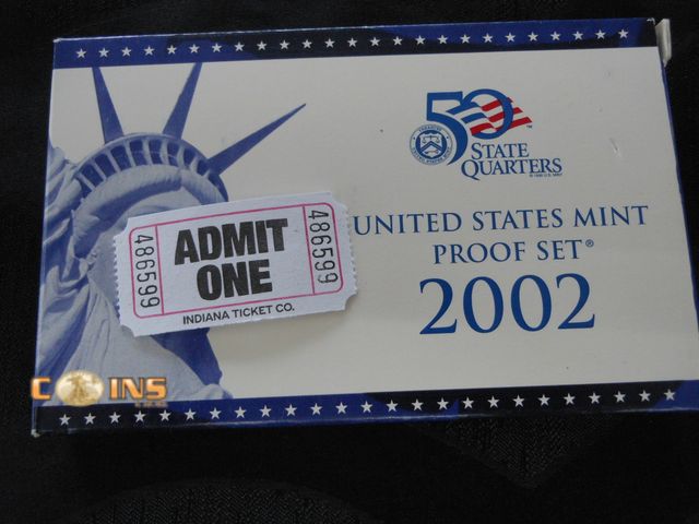 Lot 36-486599 - 2002 US Mint Proof Set.
