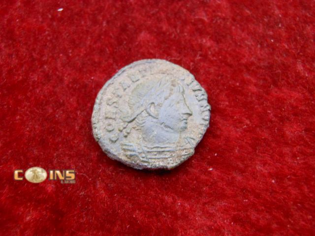 Lot 36-238272 - Constantine II-337-340 AD...XF...ROME MINT!...Scarce...Rev.-Soldiers/Standard...Look!