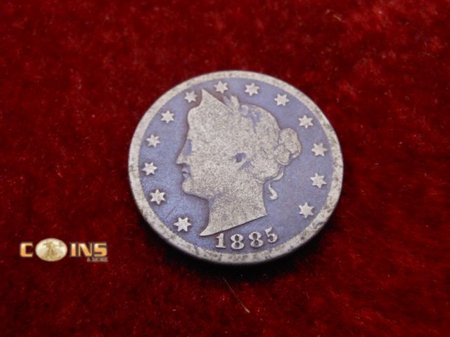 Lot 36-486554 - KEY DATE 1885 Liberty Head or "V" Nickel.