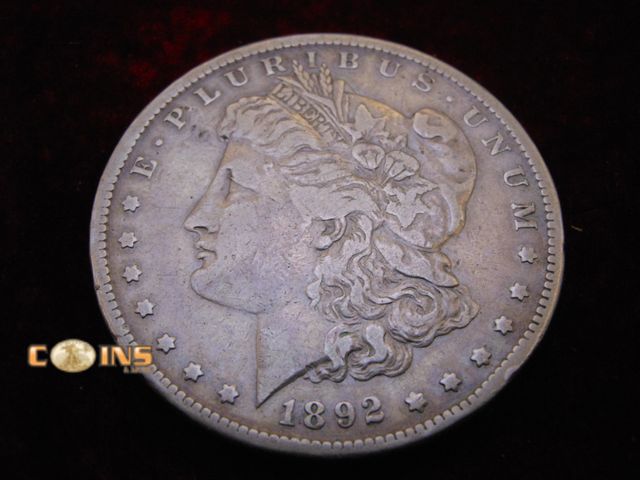 Lot 36-486534 - KEY DATE 1892-S Morgan Silver Dollar.