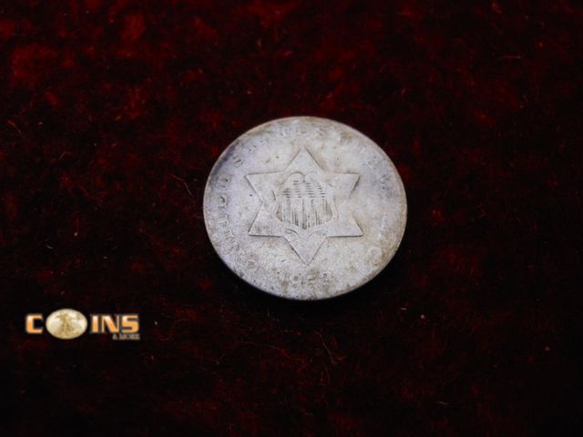 Lot 36-086611 - 1853 Silver Three Cent Piece.