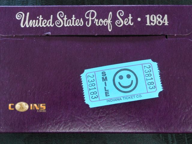 Lot 36-238183 - 1984 US Mint Proof Set.