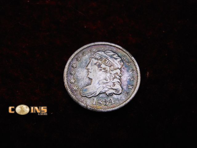 Lot 36-488274 - Better Condition 1834 Silver Bust Half Dime.