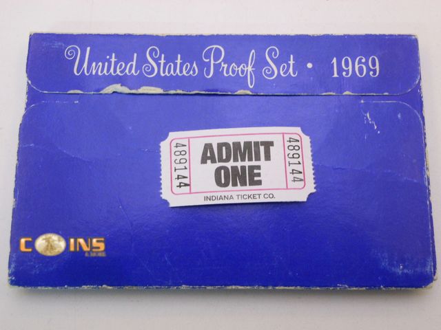 Lot 36-489144 - 1969 US Mint Proof Set.