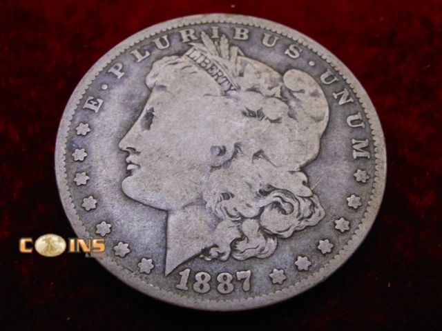 Lot 36-487283 - 1887-O Morgan Silver Dollar.
