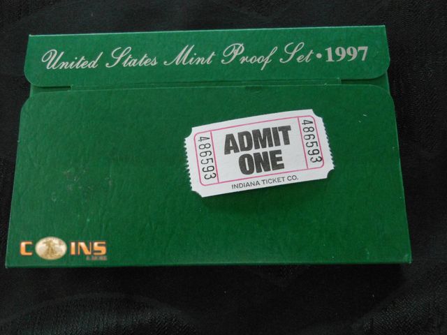 Lot 36-486593 - 1997 US Mint Proof Set.