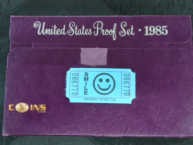 Lot 36-086770 - 1985 US Mint Proof Set.