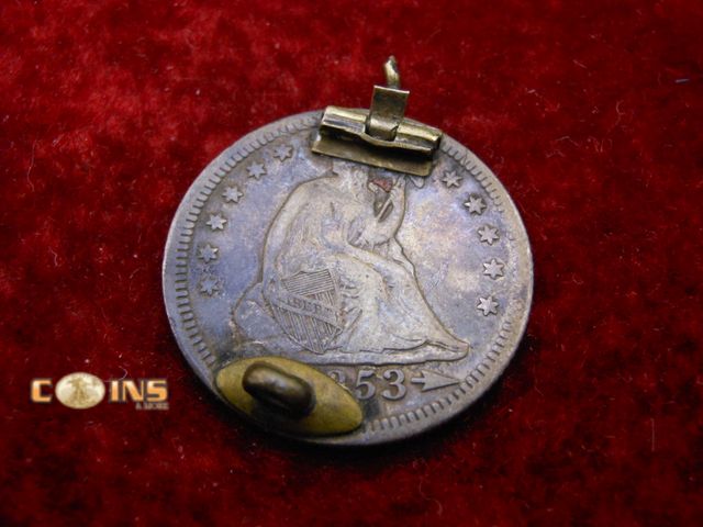 Lot 36-487841 - 1854 With Arrows Love Token.