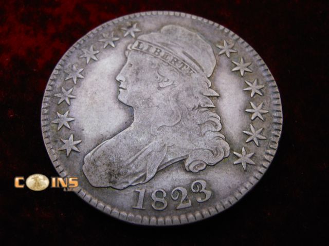 Lot 36-487742 - Better 1823 Silver Bust Half Dollar.