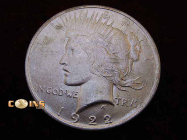 Lot 36-238201 - Better Condition 1922 Silver Peace Dollar.