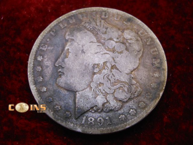 Lot 36-486357 - 1891-O Morgan Silver Dollar.