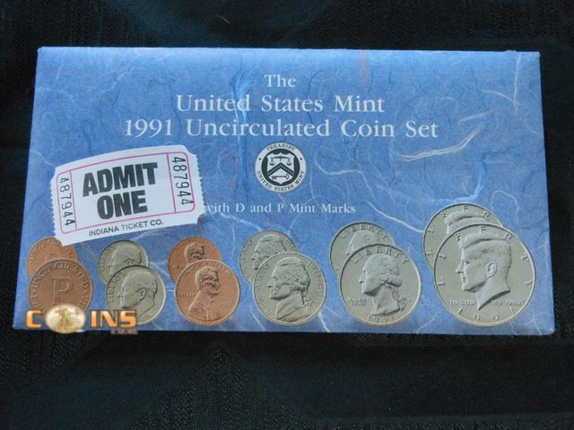 Lot 36-487944 - 1991 US Mint Set.