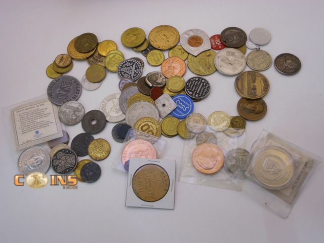 Lot 36-238213 - Lot of Assorted Tokens and Medals, See All Pictures.