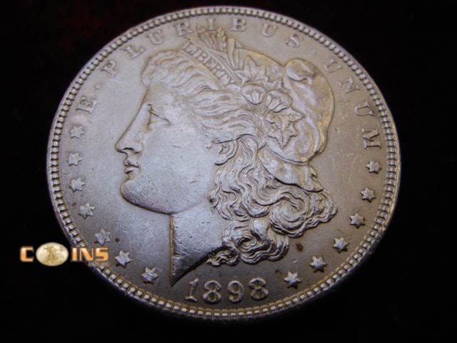 Lot 36-487749 - 1898 Morgan Silver Dollar, Fantastic Eye Appeal.