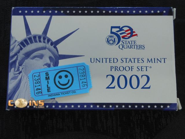 Lot 36-238146 - 2002 US Mint Proof Set.