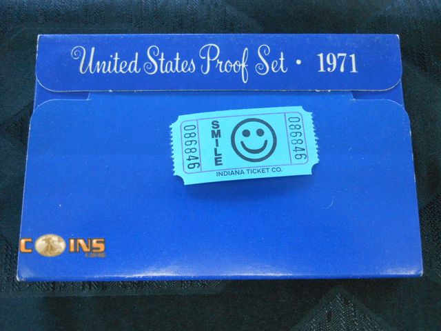 Lot 36-086846 - 1971 US Mint Proof Set.