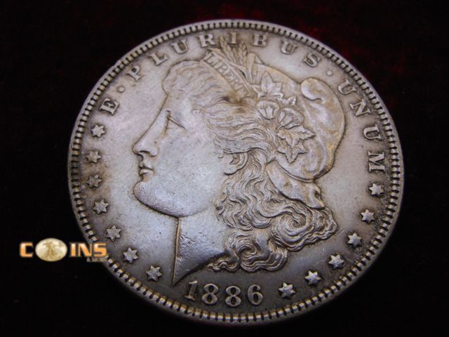 Lot 36-487974 - 1886 Morgan Silver Dollar.