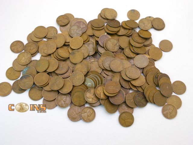 Lot 36-486291 - Lot of Assorted 1930's Lincoln Wheat Cents.