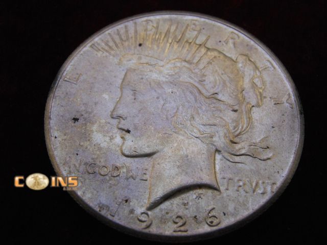 Lot 36-487314 - 1926 Silver Peace Dollar.