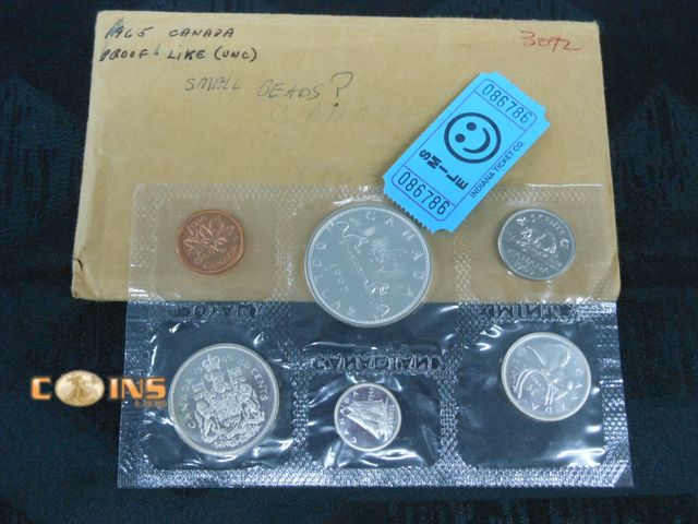 Lot 36-086786 - 1965 Silver Canadian Proof Like Set.