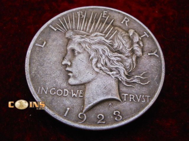 Lot 36-488352 - 1923 Silver Peace Dollar.