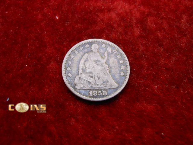 Lot 36-238231 - 1858 Silver Seated Half Dime.