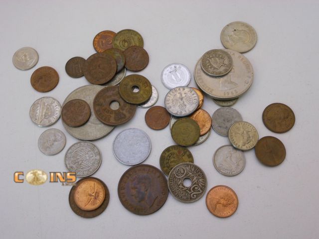 Lot 36-488384 - Lot of Assorted Foreign Coins.